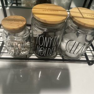 Rae Dunn bathroom accessories